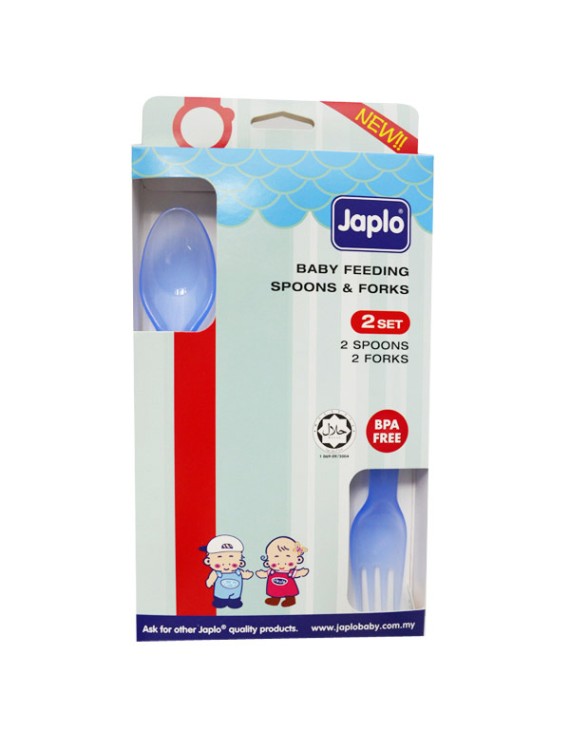 Japlo Baby Feeding Spoons & Forks - 2 Set