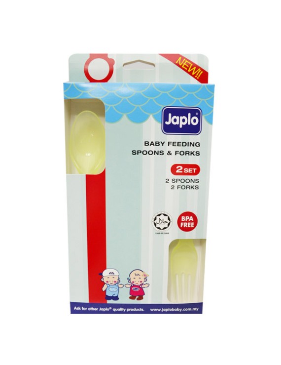 Japlo Baby Feeding Spoons & Forks - 2 Set