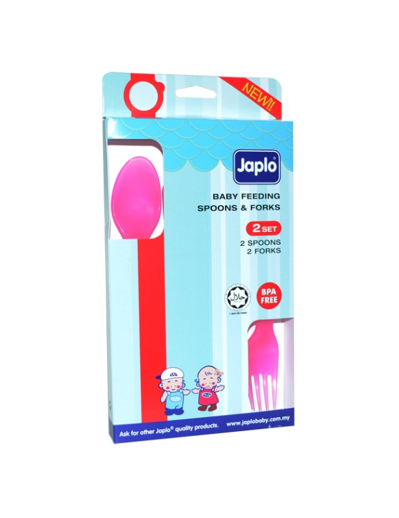 Japlo Baby Feeding Spoons & Forks - 2 Set